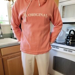 Hooded Reversible Yachting Sweat shirt Pink